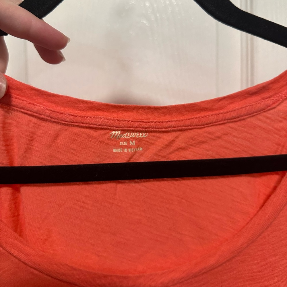 Madewell Pink Sleeveless Tank Top, Lightweight & Soft! Women's Size M - Picture 3 of 5
